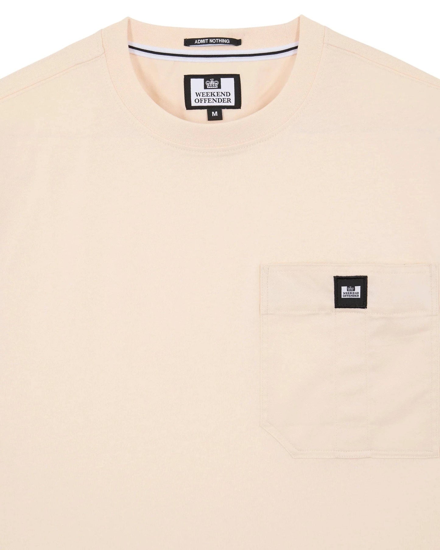 Weekend Offender Coney Island Utility Pocket T-Shirt Alabaster - RD1 Clothing