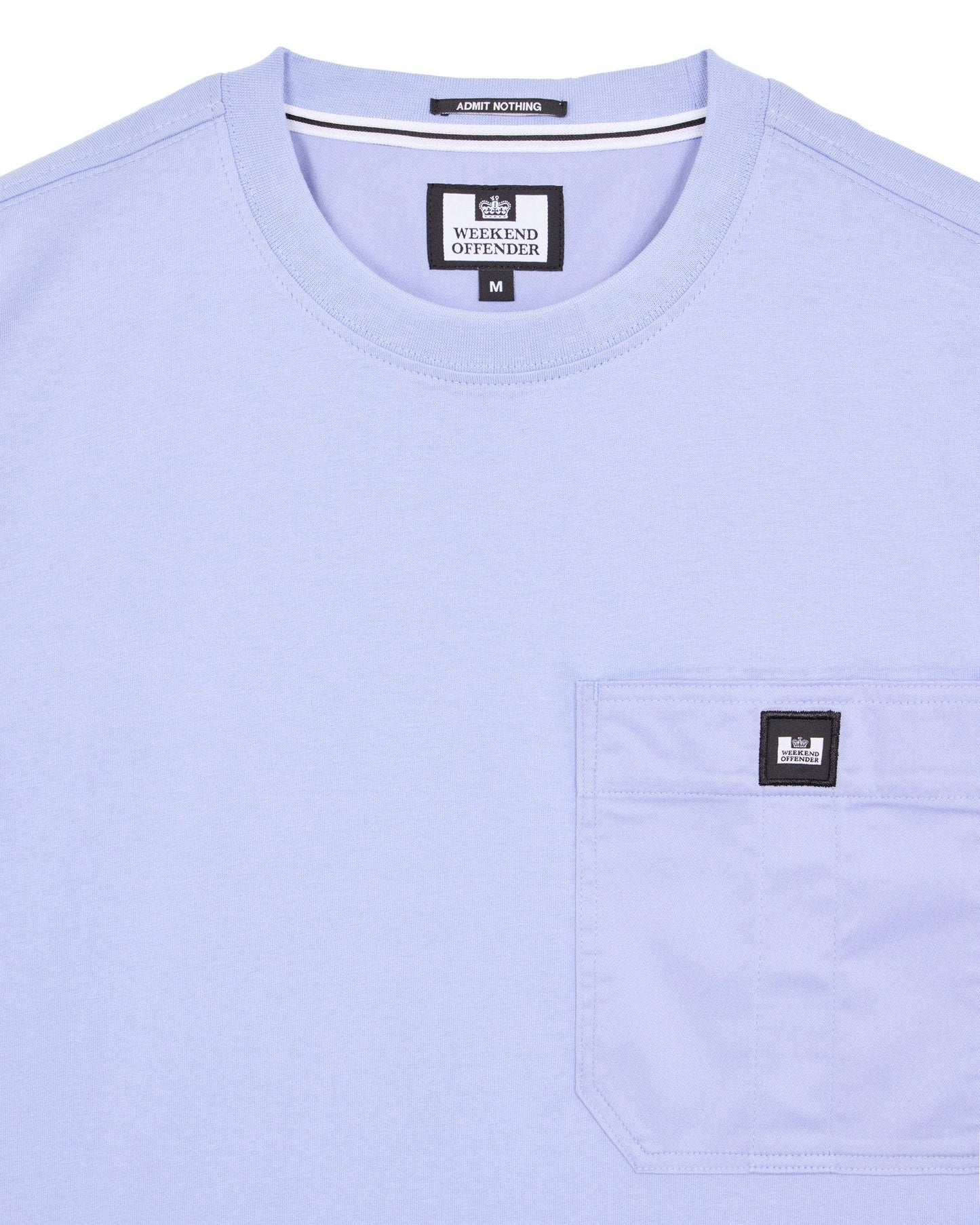 Weekend Offender Coney Island Utility Pocket T-Shirt Cornflower Blue - RD1 Clothing