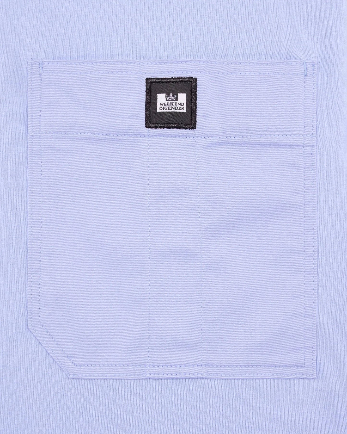 Weekend Offender Coney Island Utility Pocket T-Shirt Cornflower Blue - RD1 Clothing