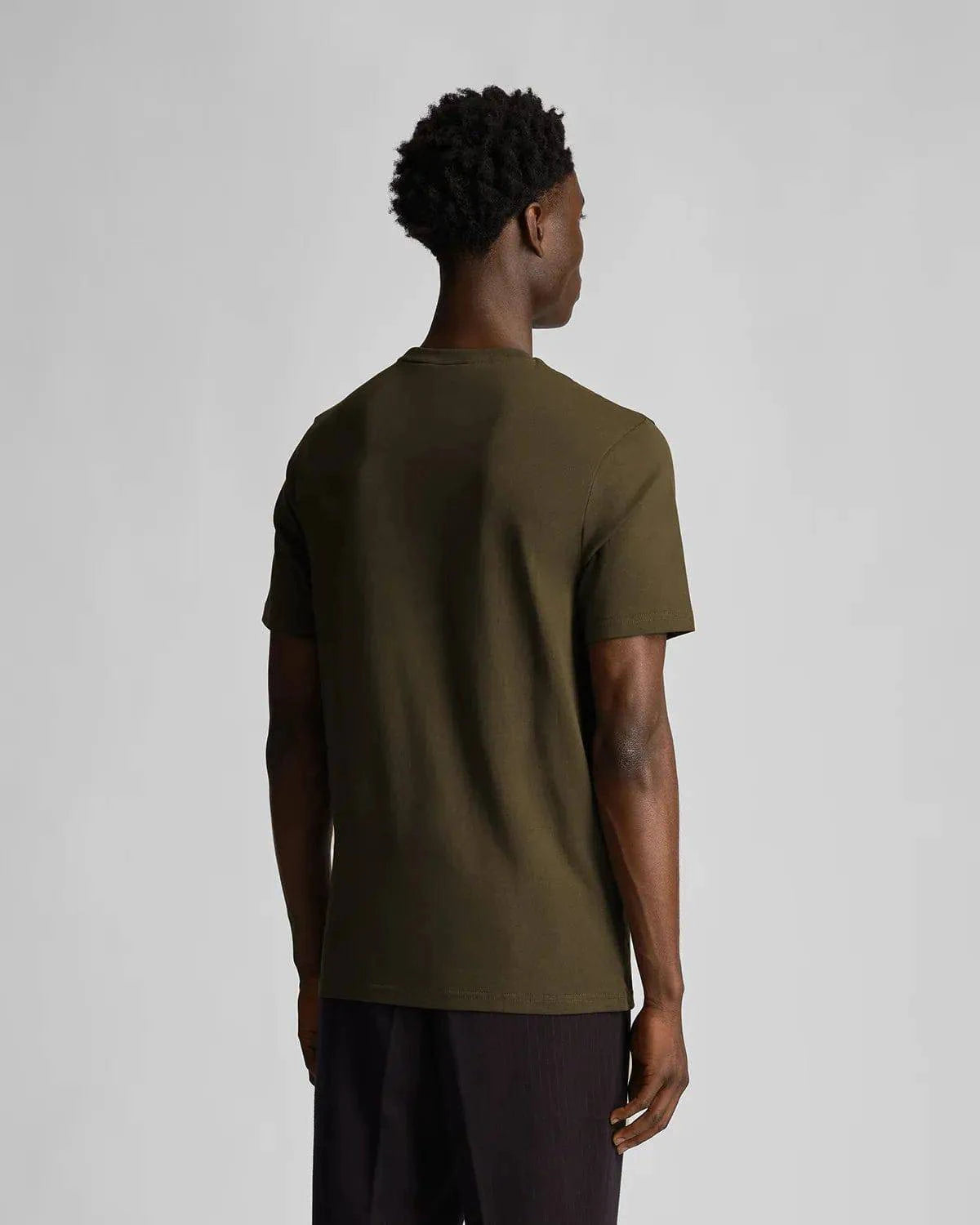 Lyle & Scott Tonal Eagle T-Shirt In Olive - RD1 Clothing