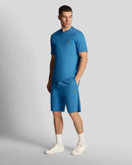 Lyle & Scott Plain T-Shirt In Spring Blue - RD1 Clothing