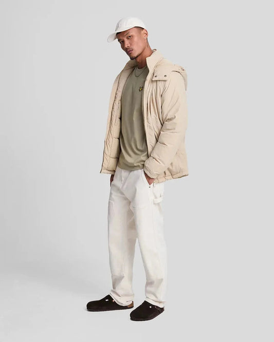 Lyle & Scott Plain T-Shirt In Sage Uniform - RD1 Clothing