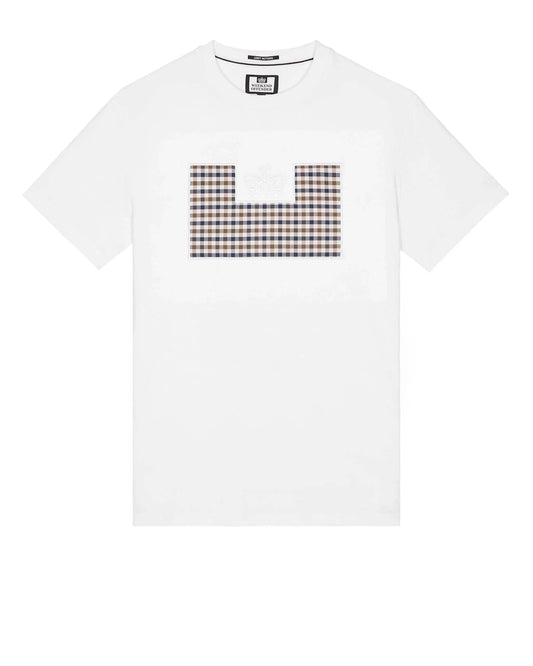 Weekend Offender Zapico Prison T-Shirt White/Mid House Check - RD1 Clothing