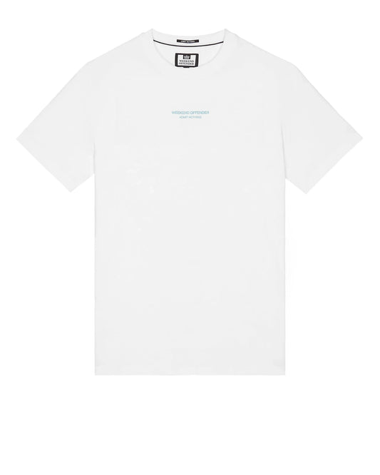 Weekend Offender Millergrove T-Shirt White/Saltwater Blue - RD1 Clothing
