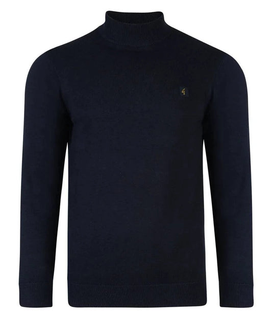 Gabicci Duke Turtle Neck Sweater Gabicci Vintage Navy - RD1 Clothing