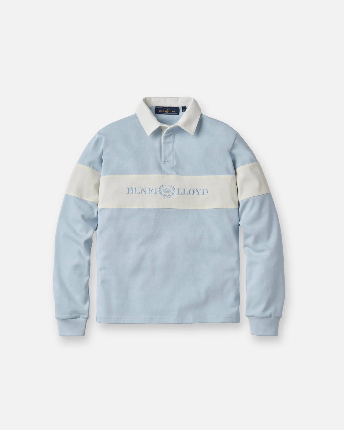 Henri Lloyd Voyager Rugby Shirt In Sky Blue - RD1 Clothing