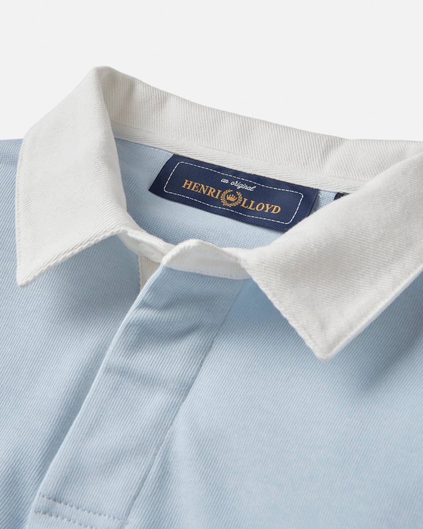 Henri Lloyd Voyager Rugby Shirt In Sky Blue - RD1 Clothing