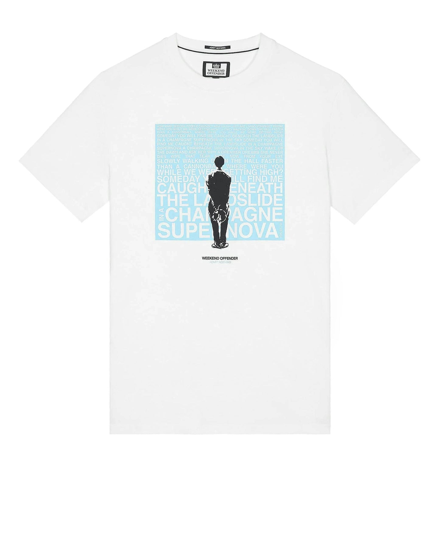Weekend Offender Supernova T-shirt in White - RD1 Clothing