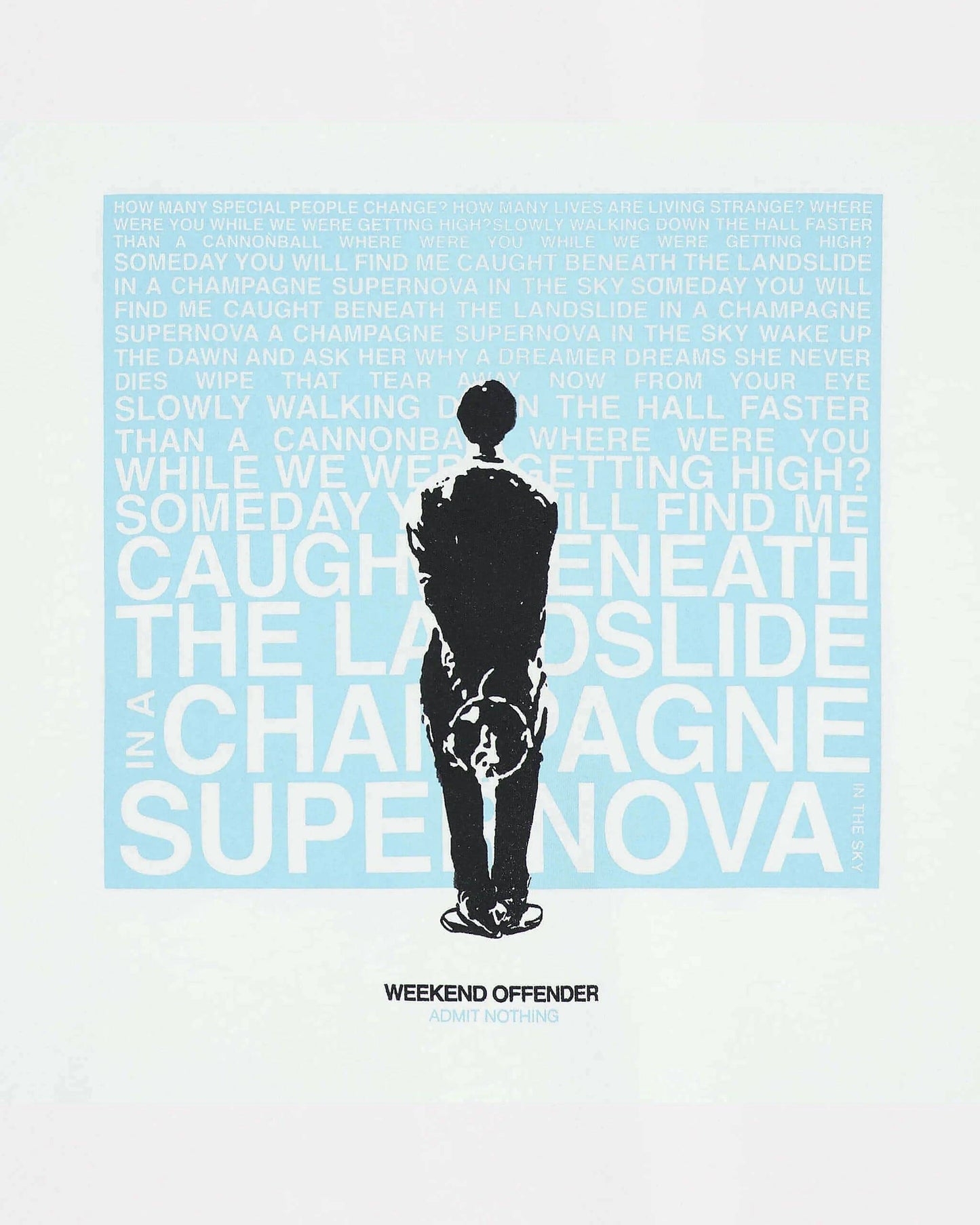 Weekend Offender Supernova T-shirt in White - RD1 Clothing