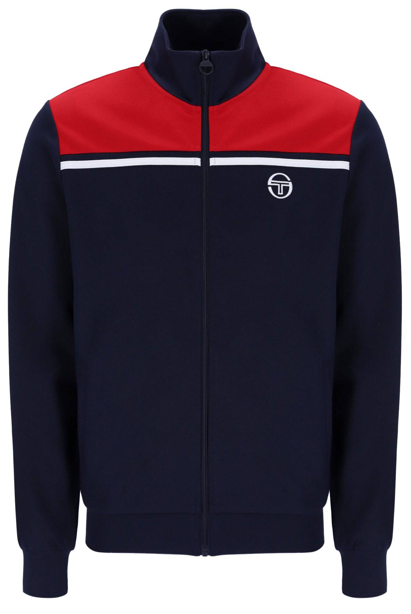 Sergio Tacchini Young Line Track Top In Maritime Blue/Adrenaline Rush - RD1 Clothing