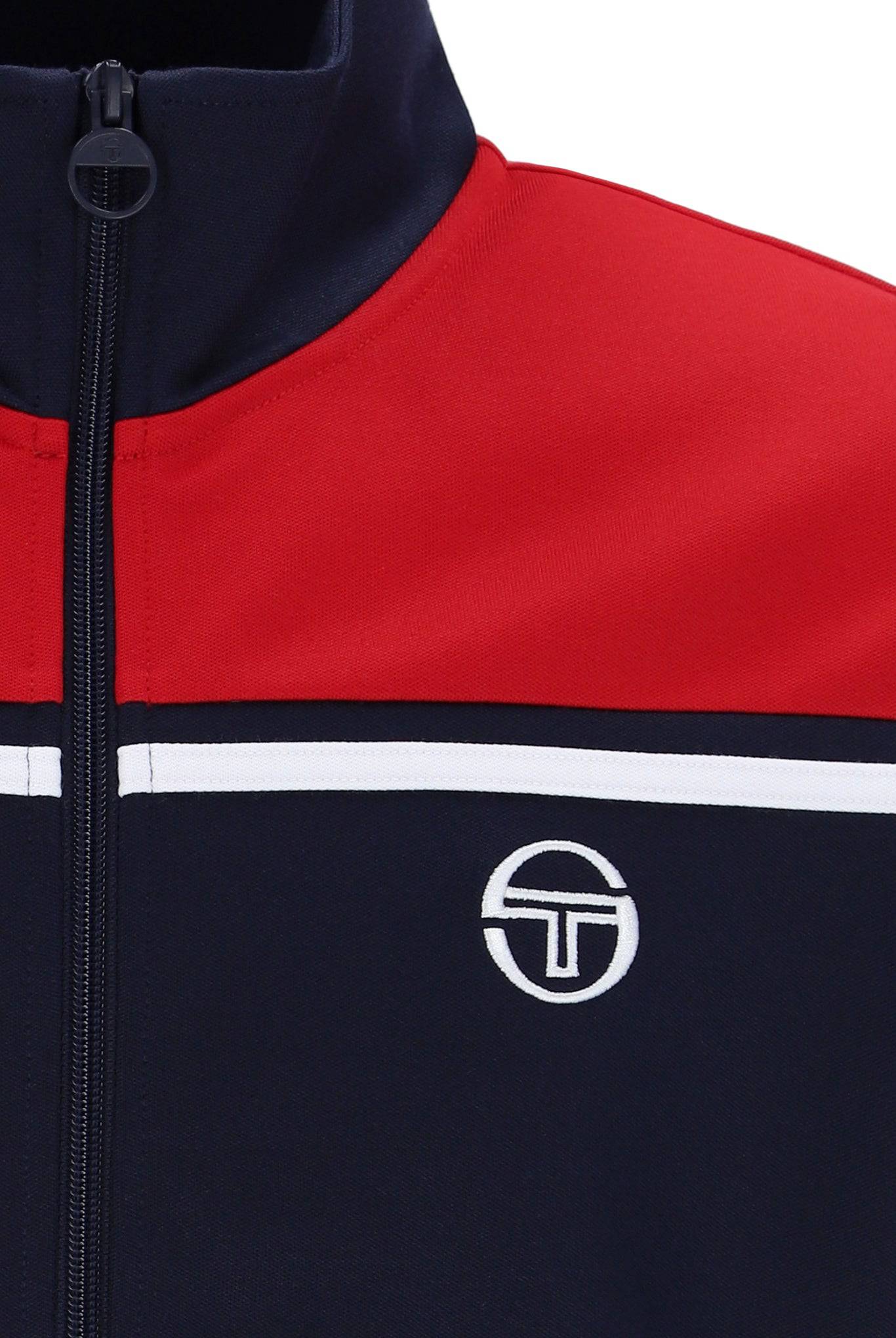 Sergio Tacchini Young Line Track Top In Maritime Blue/Adrenaline Rush - RD1 Clothing