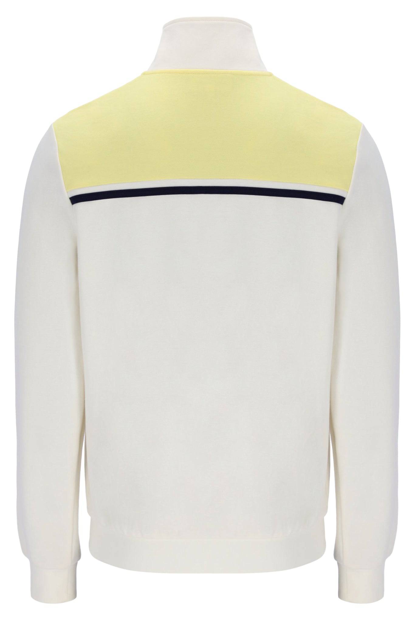 Sergio Tacchini Young Line Track Top In White/Pale Banana - RD1 Clothing