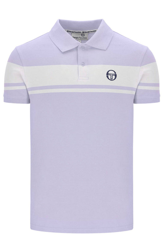 Sergio Tacchini Young Line Polo Shirt In Thistle/White - RD1 Clothing