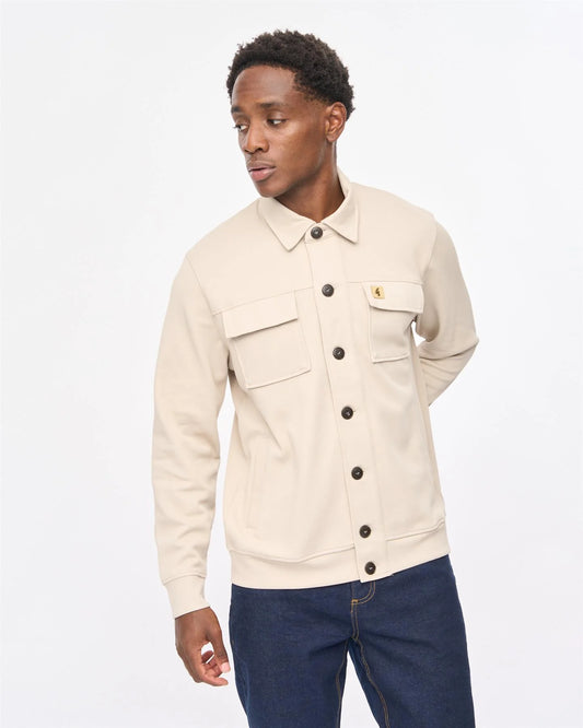 Gabicci Vintage Leigh Overshirt in Cream