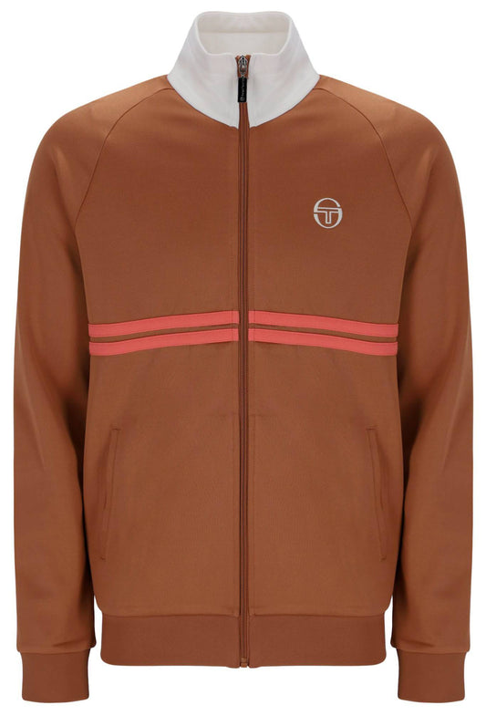 Sergio Tacchini Dallas Track Top Mocha Bisque/Gardenia/Dubarry - RD1 Clothing