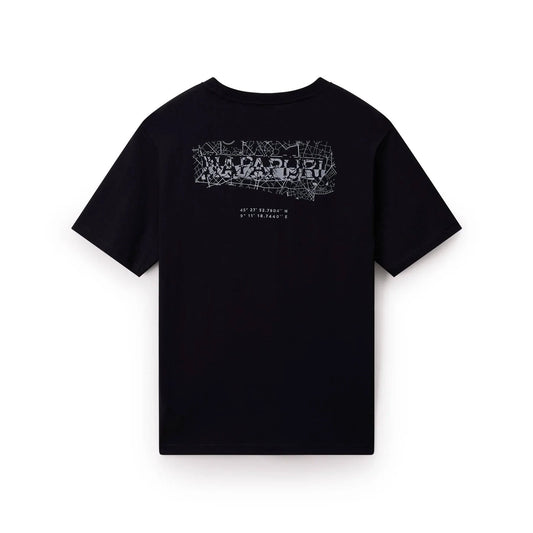 Napapijri Turrach Back Graphic T-Shirt Black Beauty - RD1 Clothing