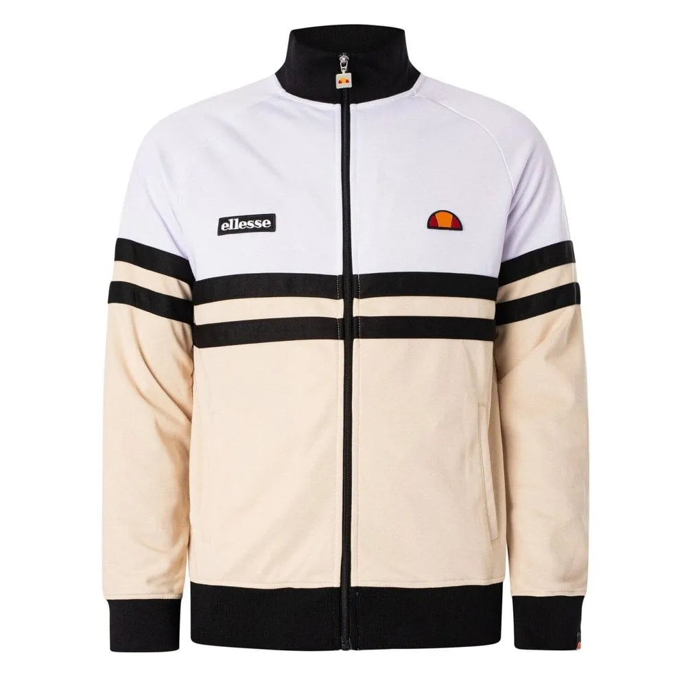 Ellesse Rimini Track Top In White/Off White