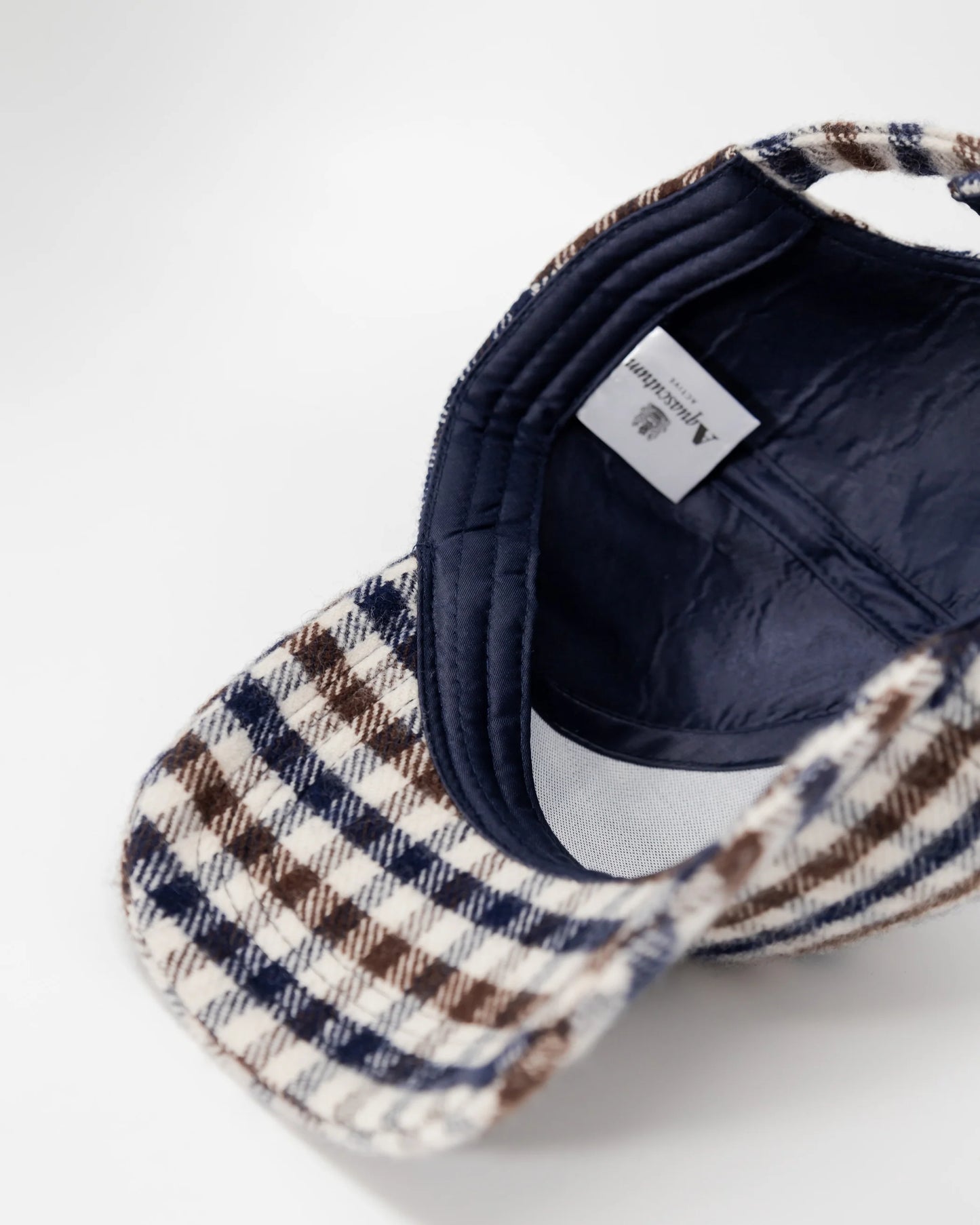 Aquascutum Active Club Check Water Repellent Baseball Cap