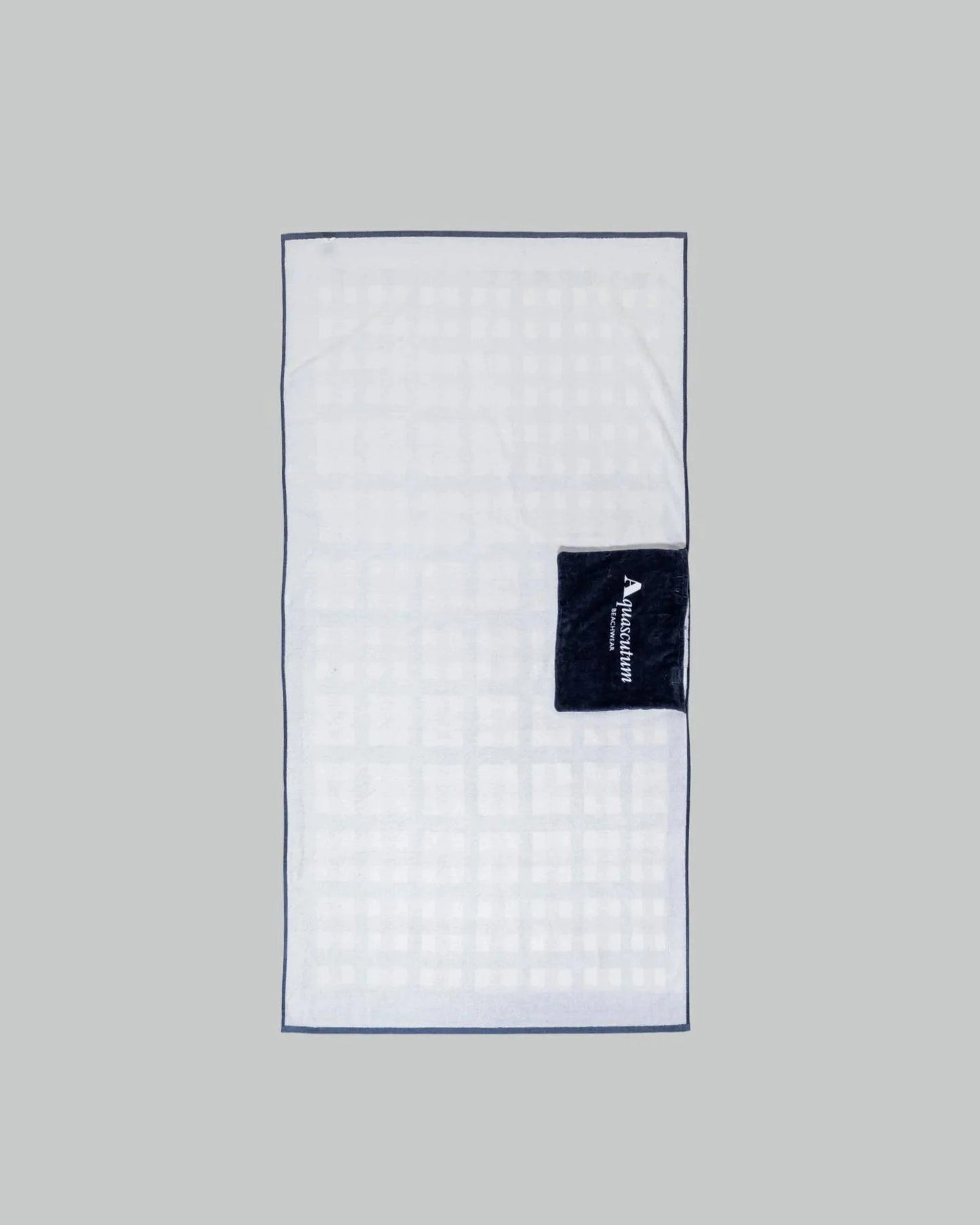 Aquascutum Beach Towel Iconic Club Check