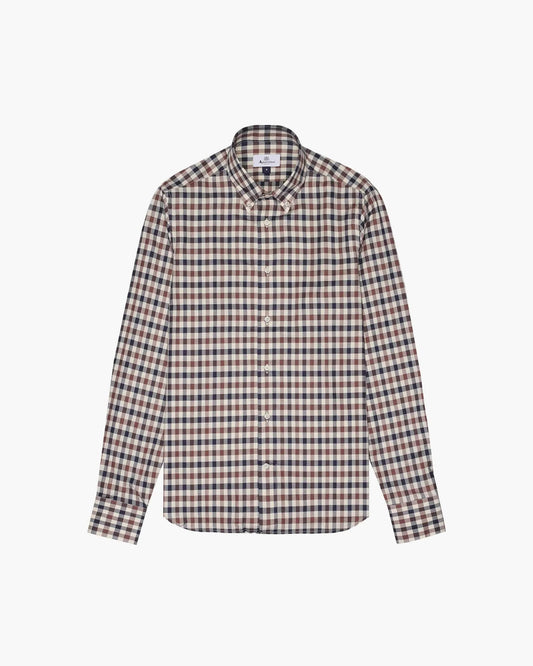Aquascutum Club Check L/S Shirt - RD1 Clothing