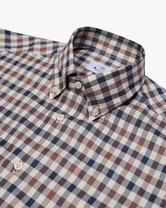 Aquascutum Club Check L/S Shirt - RD1 Clothing