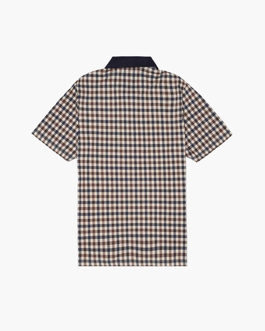 Aquascutum Active Club Check Piquet Polo - RD1 Clothing