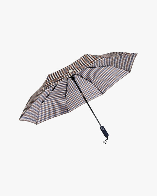 Aquascutum Active Pocket Umbrella Club Checkered