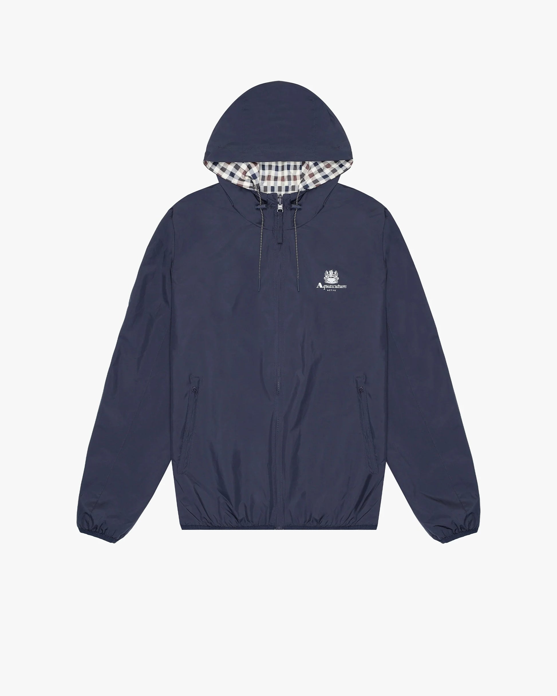 Aquascutum Active Hooded Sailor Reversible Jacket Navy - RD1 Clothing