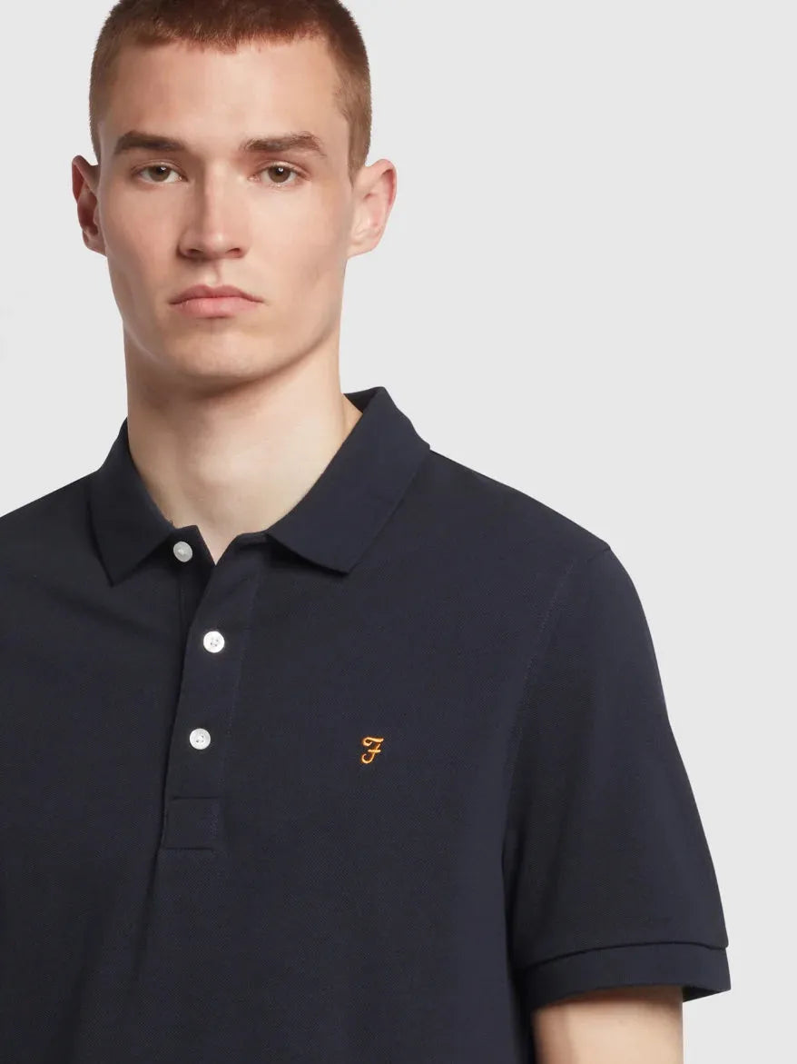Farah Blanes Polo Shirt In True Navy