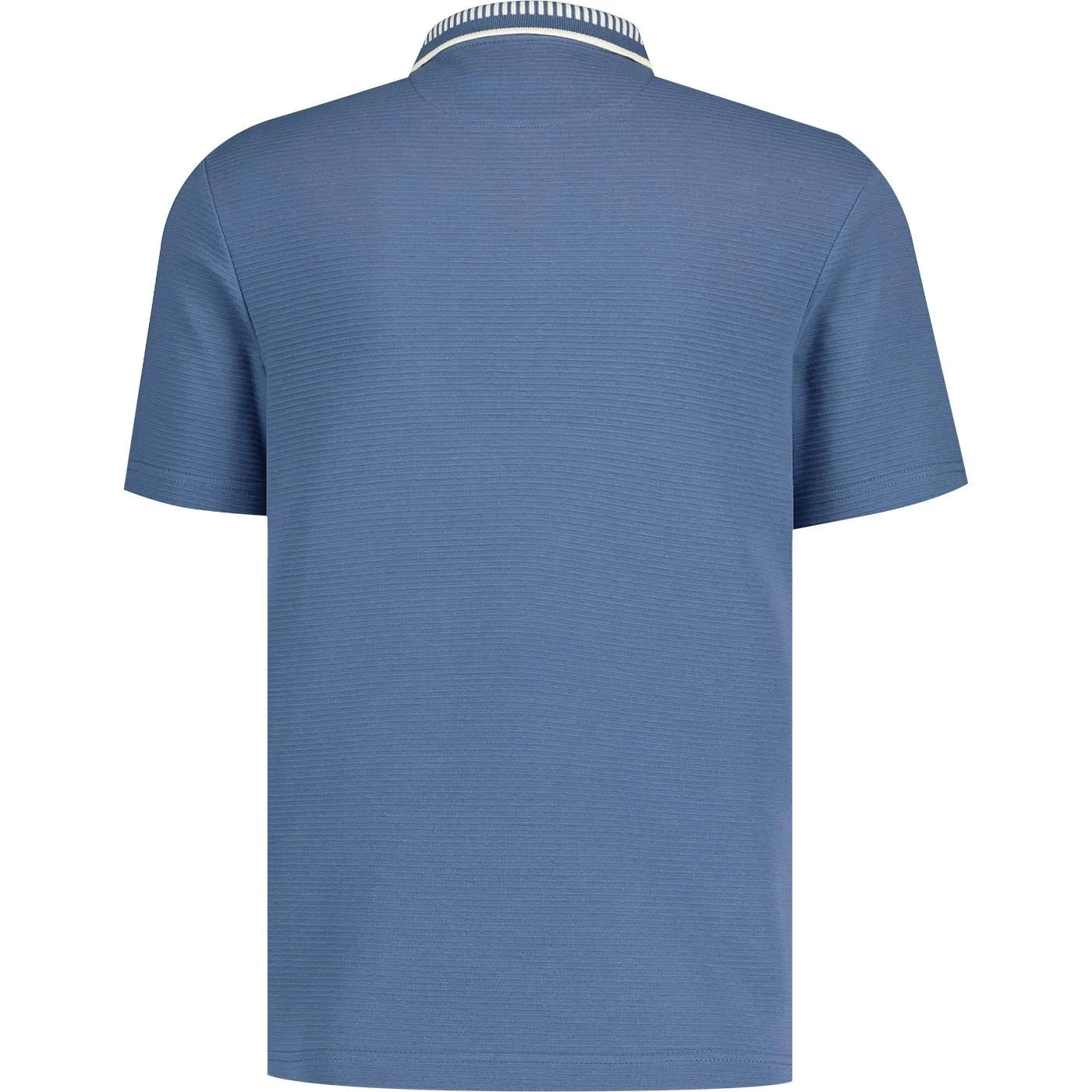 Farah Levy Ottoman SS Polo In Sheaf Blue