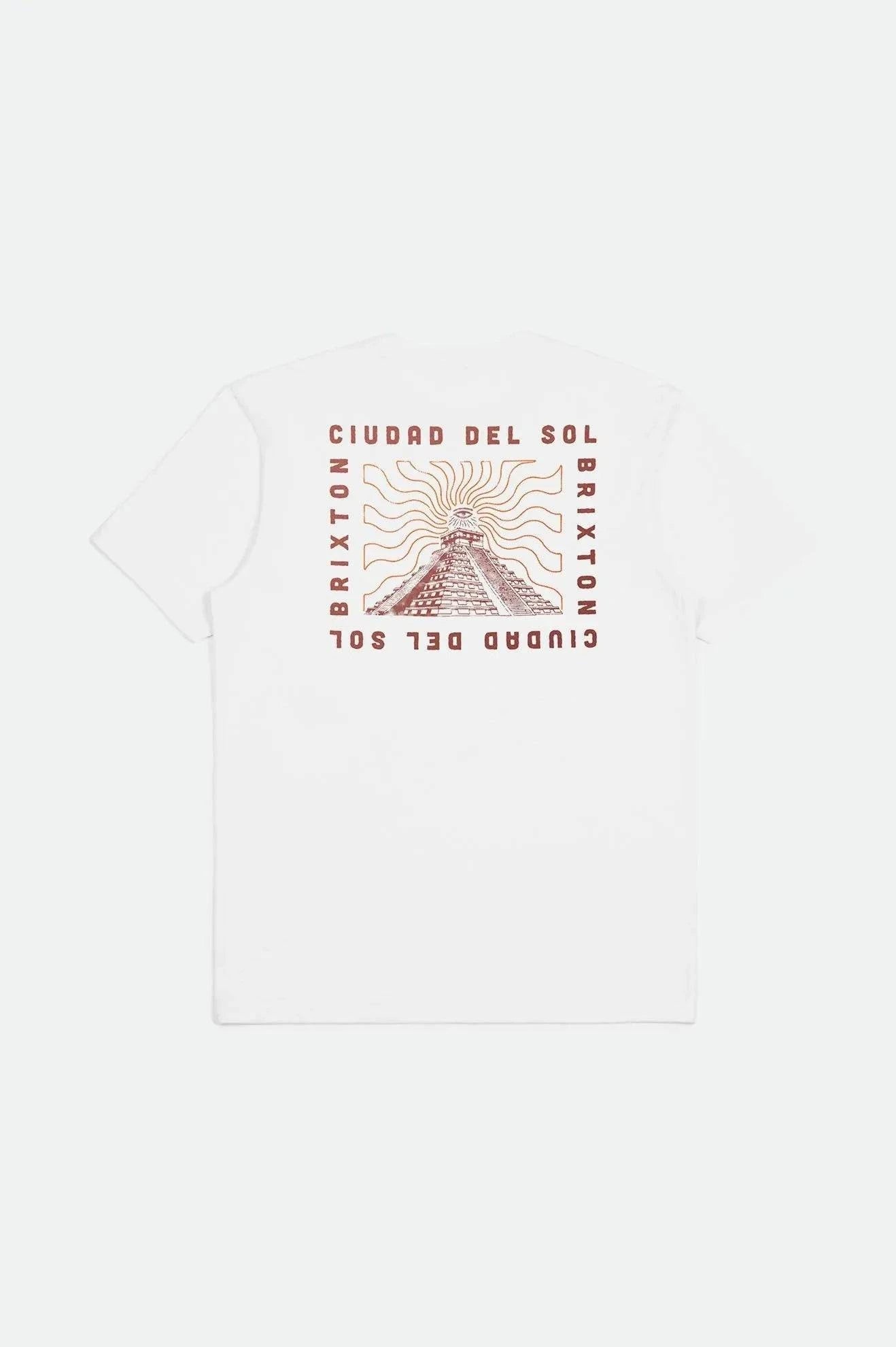 Brixton Del Sol Tee In White - RD1 Clothing