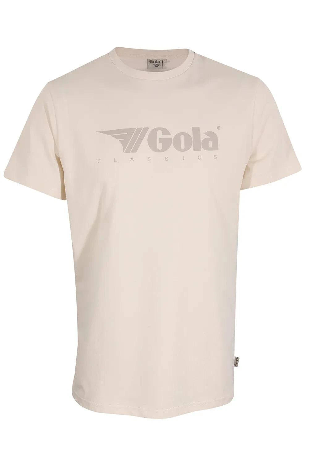 Gola Front Print T-Shirt Ecru - RD1 Clothing