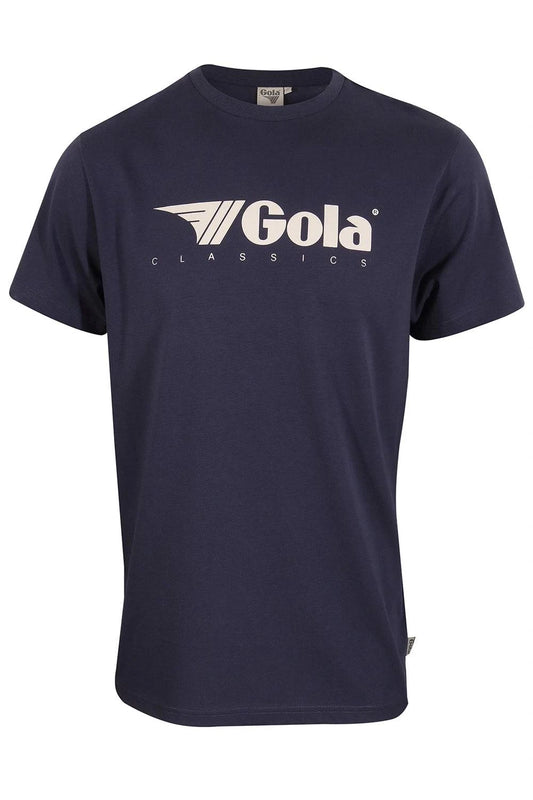 Gola Front Print T-shirt Navy - RD1 Clothing