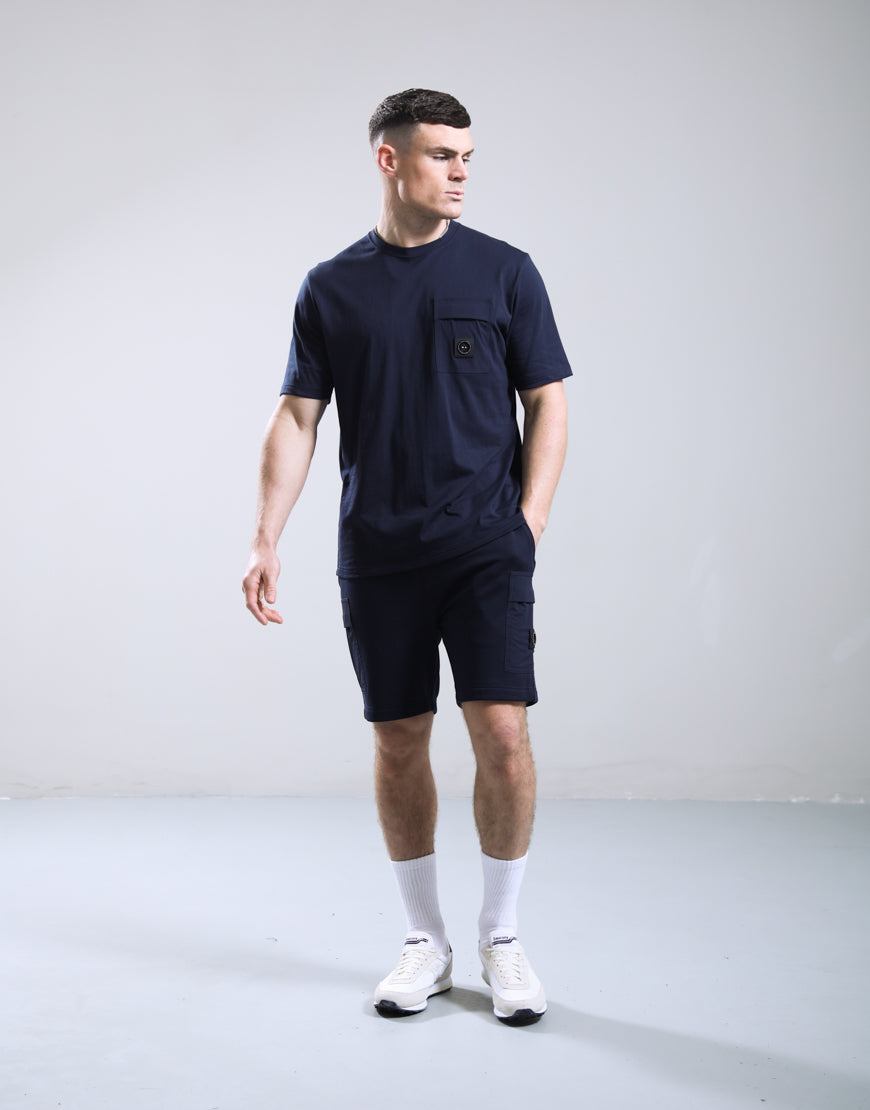 Marshall Artist Kyoto Pocket T-Shirt Navy - RD1 Clothing