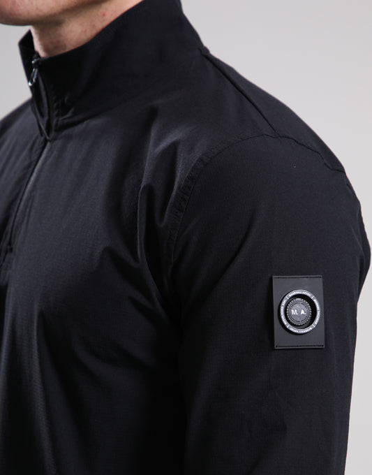Marshall Artist Lennox Quarter Zip Black - RD1 Clothing