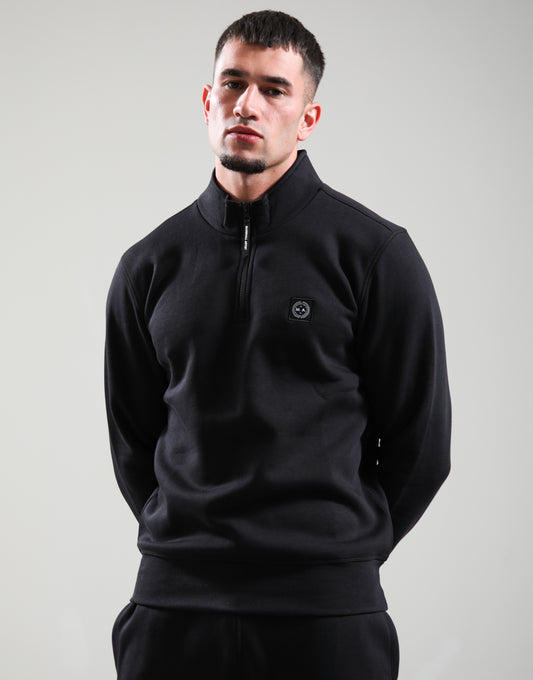 Marshall Artist Marchio Quarter Zip Black