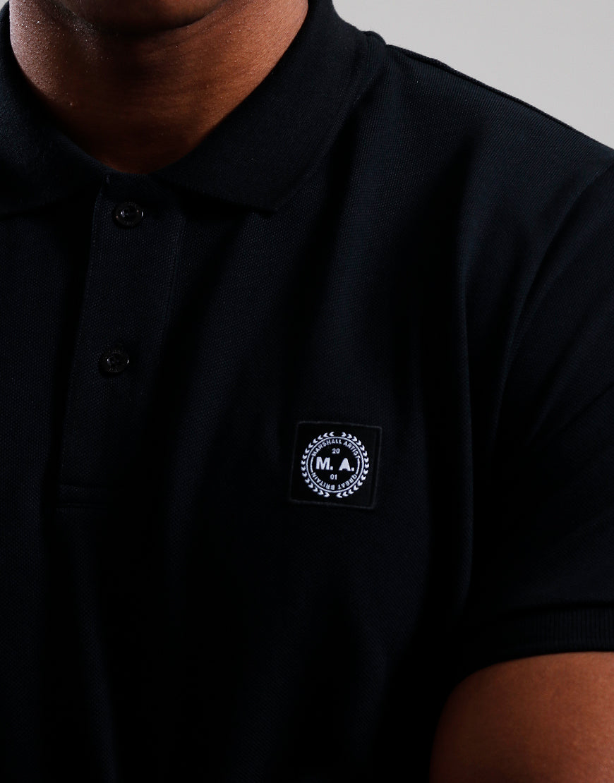 Marshall Artist Marchio Polo Black - RD1 Clothing