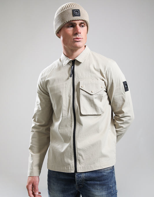 Marshall Artist Vena Overshirt Stone - RD1 Clothing