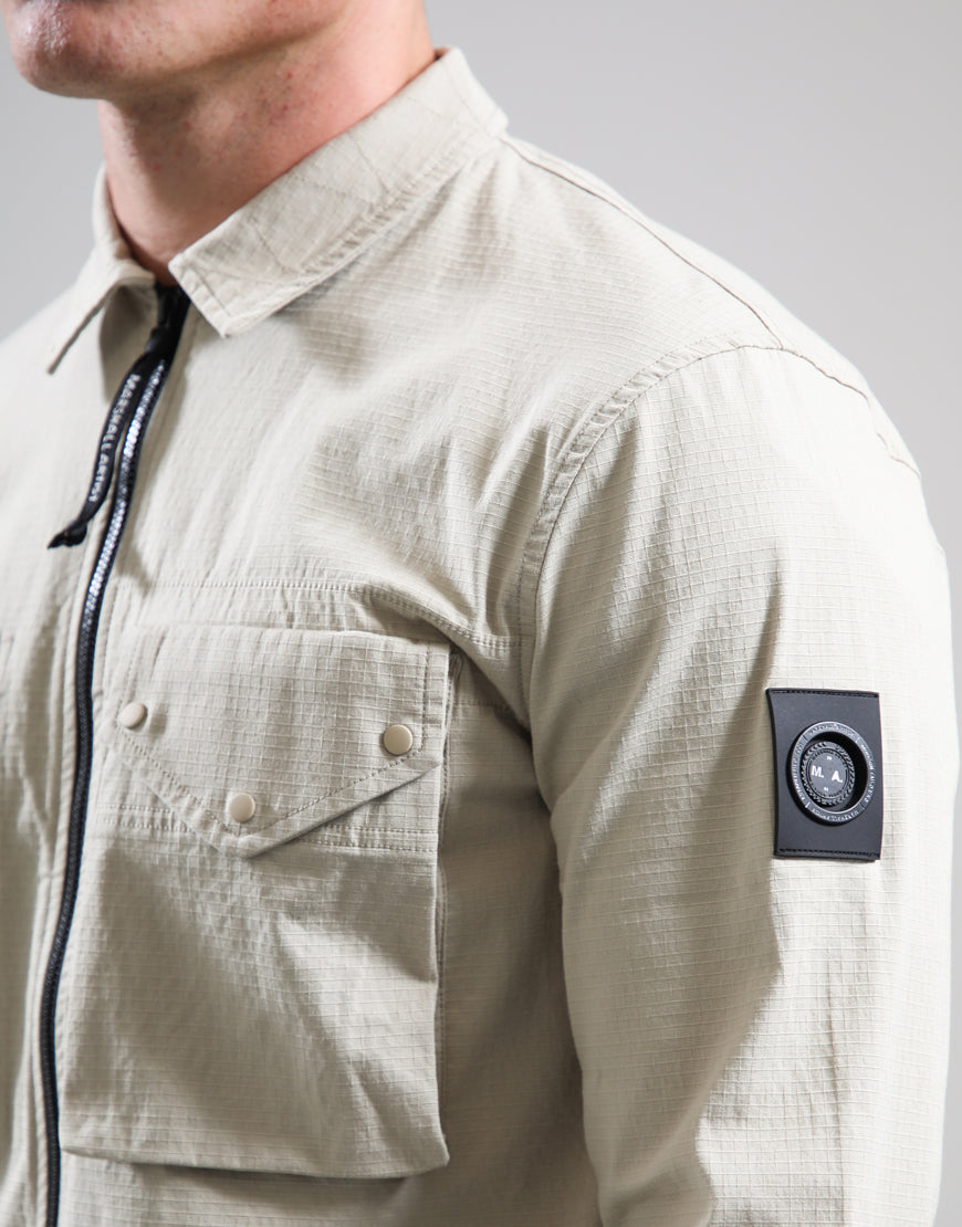 Marshall Artist Vena Overshirt Stone - RD1 Clothing