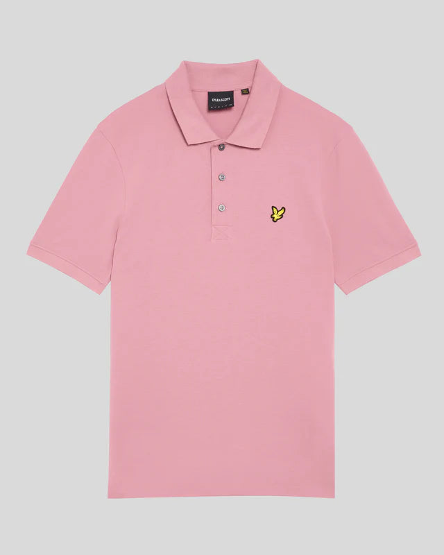 Lyle & Scott Cotton Polo Shirt Garden Rose - RD1 Clothing