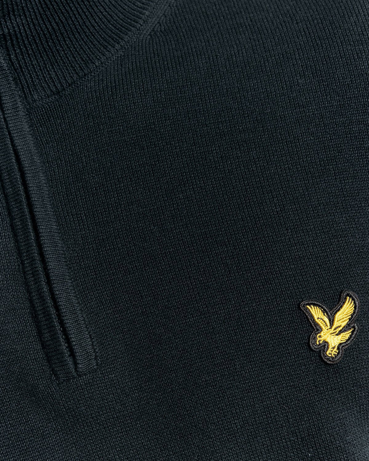 Lyle & Scott Cotton 1/4 Zip Jumper Navy