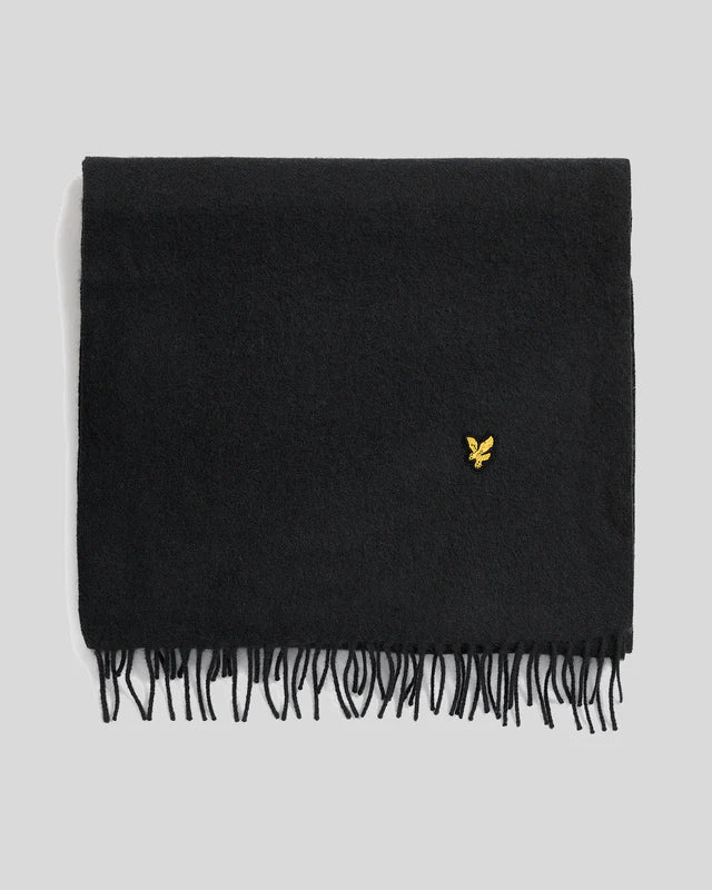 Lyle & Scott Lambswool Blend Scarf Navy