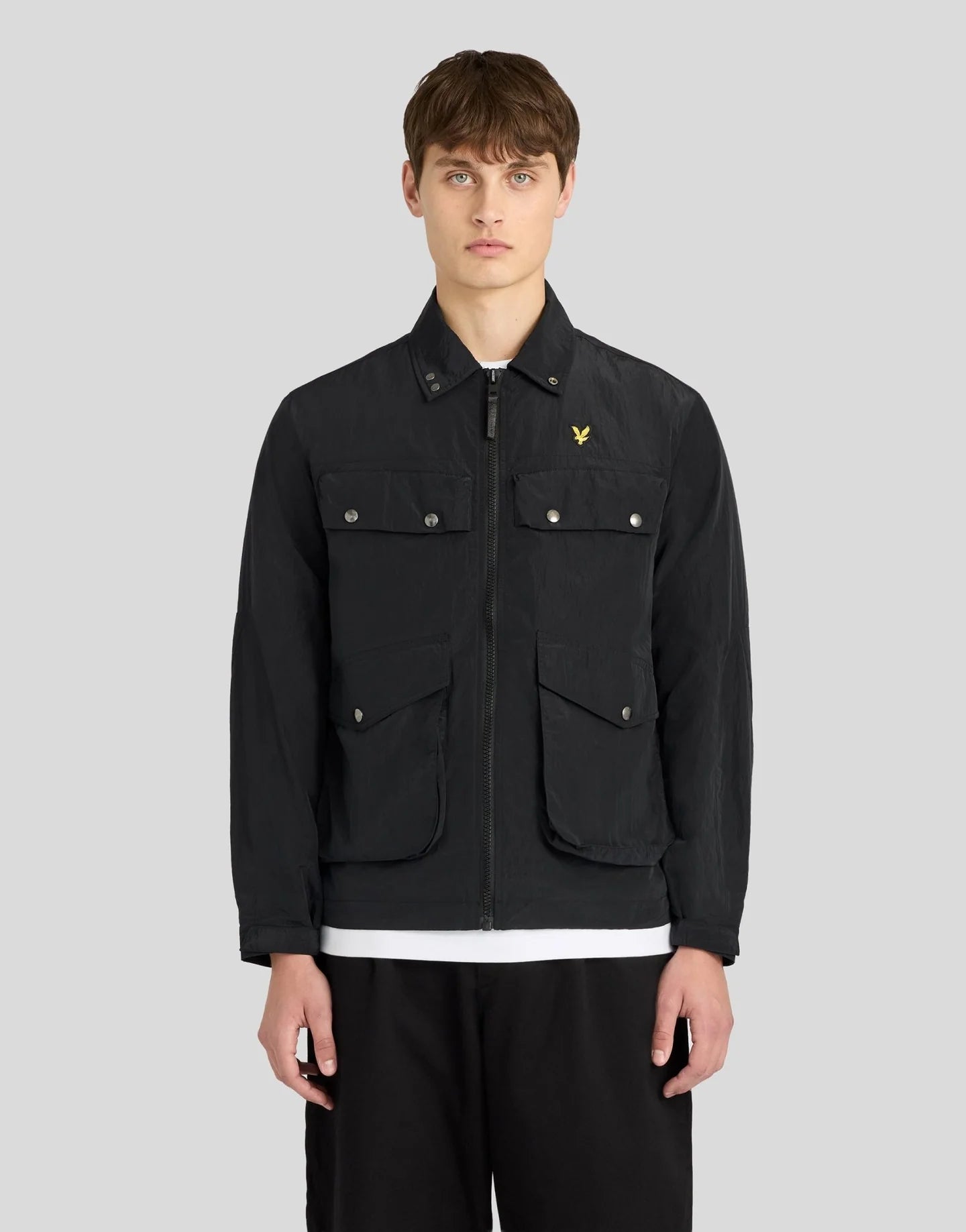 Lyle & Scott 4 Pockets Blouson Jacket Black Ice