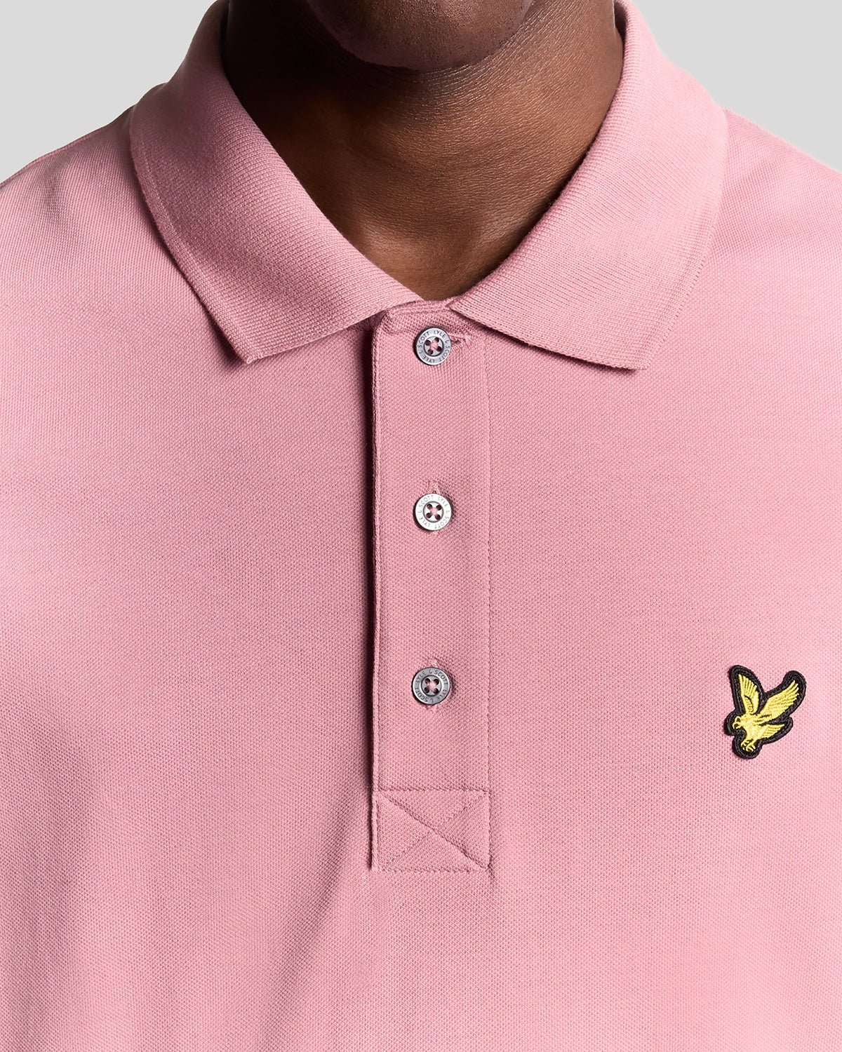 Lyle & Scott Cotton Polo Shirt Garden Rose - RD1 Clothing