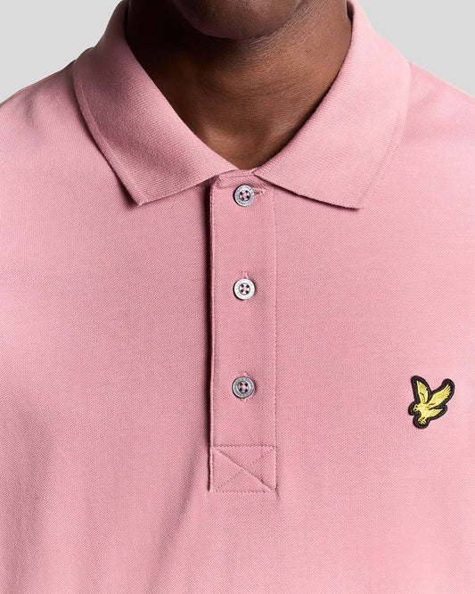 Lyle & Scott Cotton Polo Shirt Garden Rose - RD1 Clothing