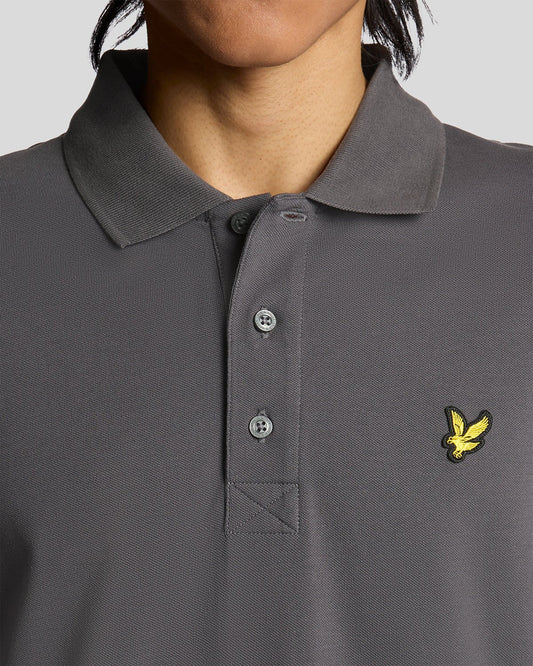 Lyle & Scott Cotton Polo Shirt Shadow - RD1 Clothing
