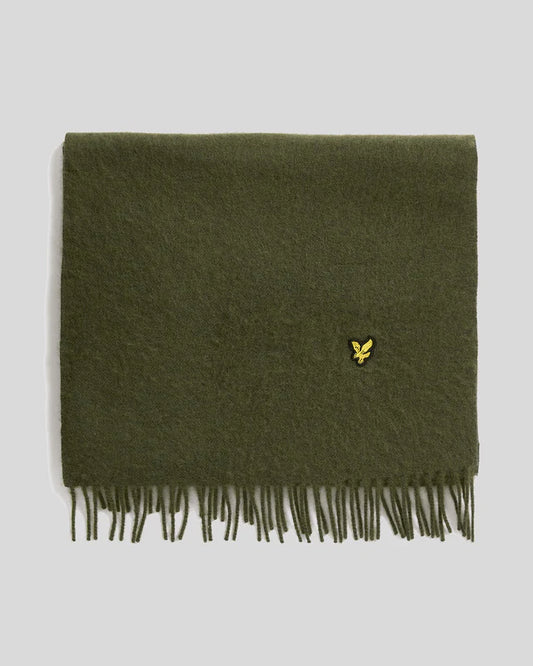 Lyle & Scott Lambswool Blend Scarf Deep Depths - RD1 Clothing