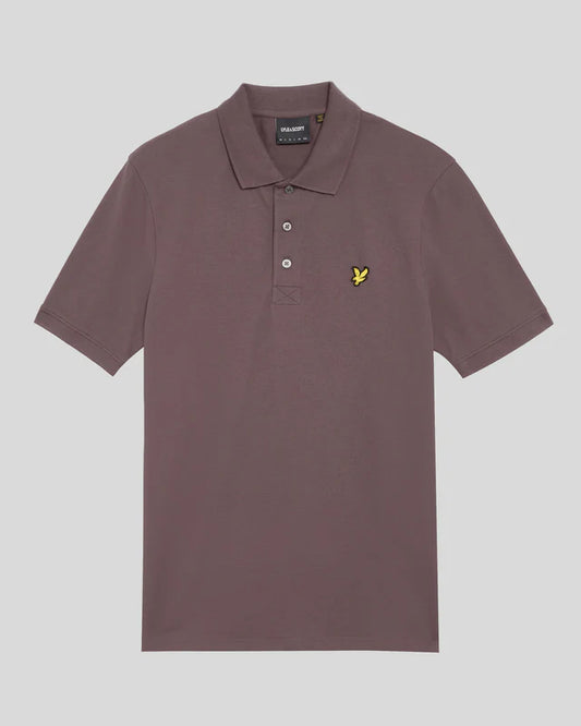 Lyle & Scott Cotton Polo Shirt Espresso - RD1 Clothing