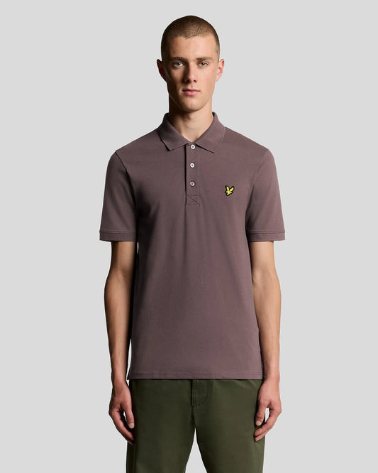 Lyle & Scott Cotton Polo Shirt Espresso - RD1 Clothing