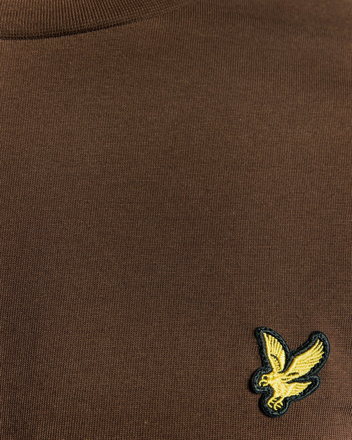 Lyle & Scott Cotton Crew Neck T-Shirt Deep Sepia